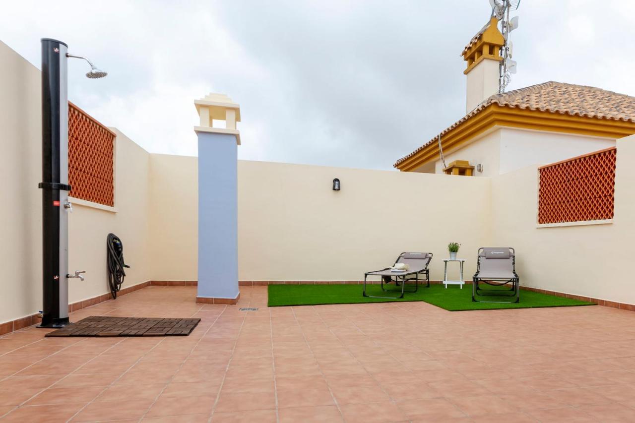 Atico Con Terraza-Solarium Y Piscina 4-6 Personas Wifi A/C Lägenhet Roda Exteriör bild